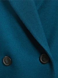Double-Breasted Wool Blazer