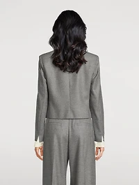 Spencer Double-Breasted Wool Blazer