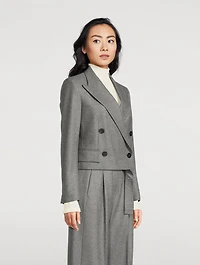 Spencer Double-Breasted Wool Blazer