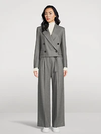 Spencer Double-Breasted Wool Blazer