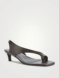 Leather Slingback Sandals