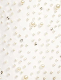 The Pearl Embellished Barrel-Leg Jeans