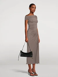 Medium Le Click Leather Shoulder Bag