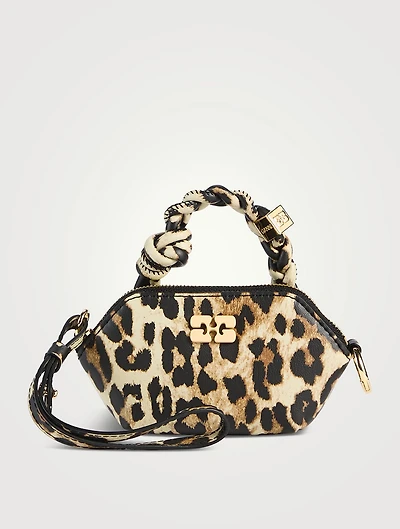 Nano Bou Bag in Leopard Print