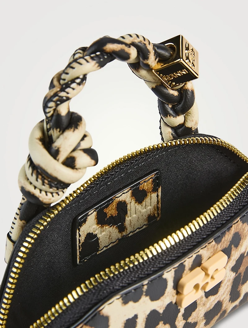 Nano Bou Bag in Leopard Print
