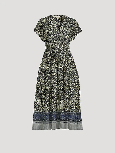 Lyria Midi Dress Floral Print