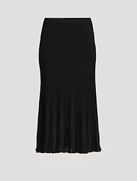 Vera Rib-Knit Midi Skirt