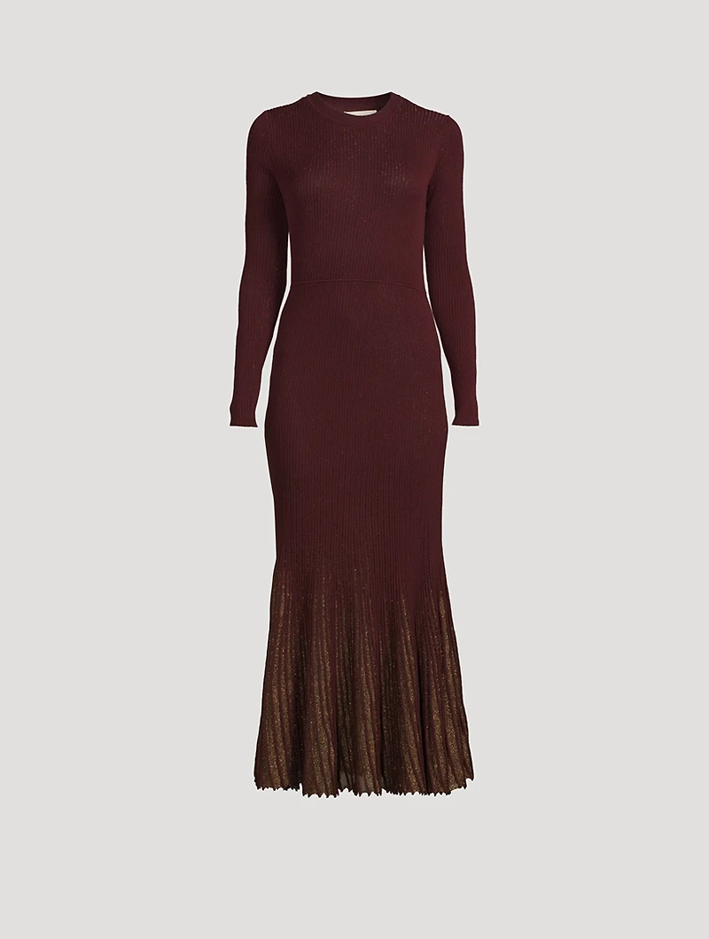 Mila Rib-Knit Dress