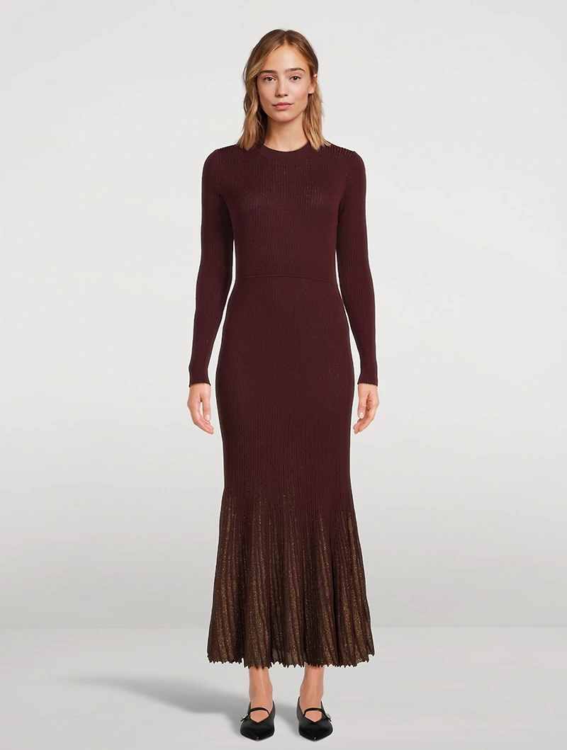Mila Rib-Knit Dress