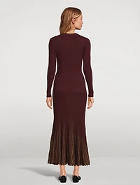Mila Rib-Knit Dress