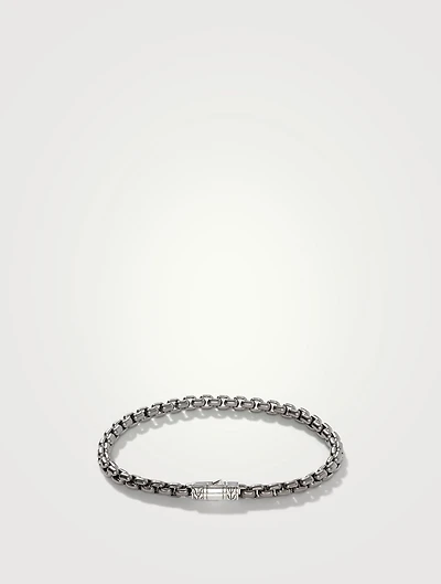 4.8mm Sterling Silver Box Chain Bracelet