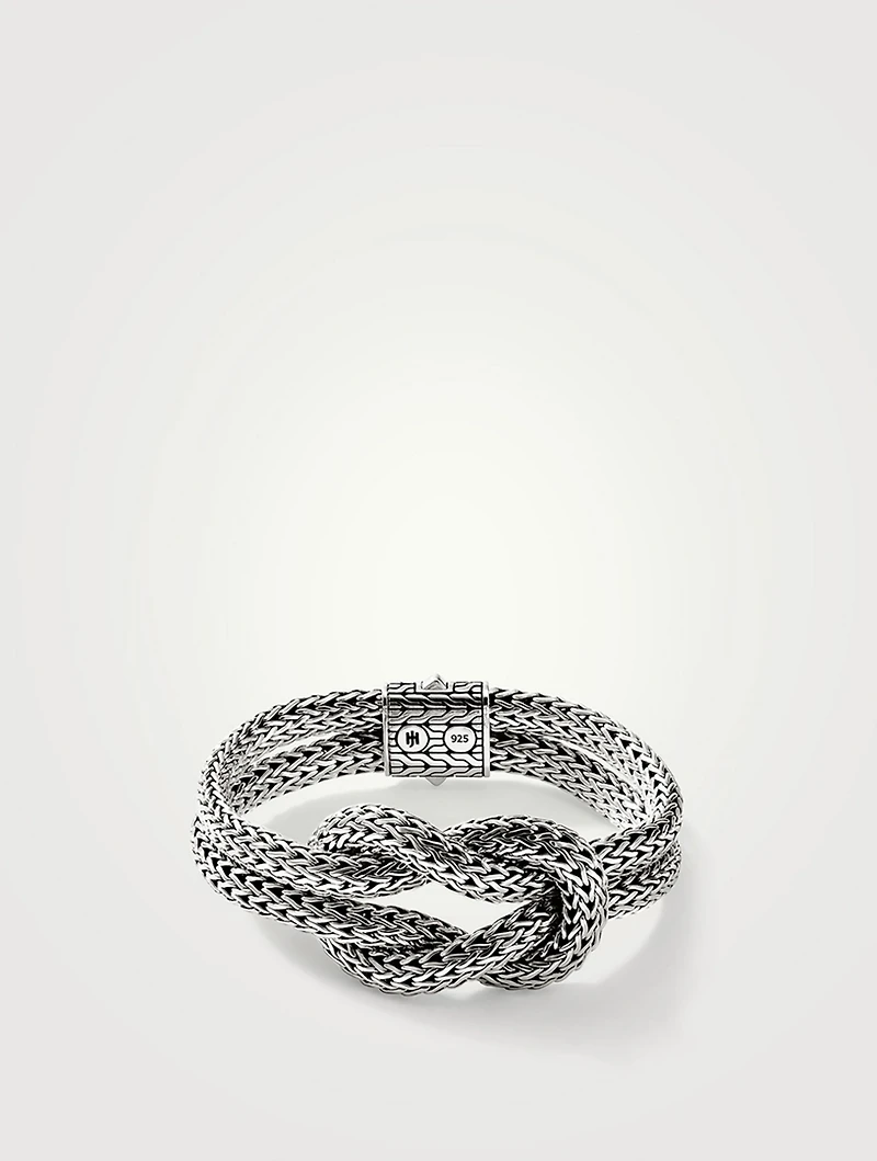 Love Knot Silver 6.5mm Small Chain Bracelet