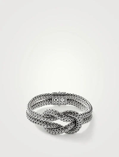 Love Knot Silver 6.5mm Small Chain Bracelet