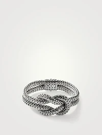 Love Knot Silver 6.5mm Small Chain Bracelet