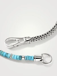 Silver Heishi Chain Bracelet