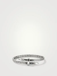 Spear Silver Flex Cuff Bracelet