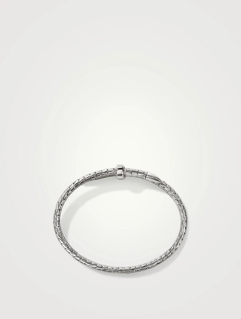 Spear Silver Flex Cuff Bracelet