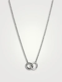 JH Essentials Silver 2mm Mini Rolo Chain Interlinking Necklace