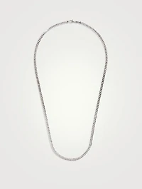 3.9mm Sterling Silver Curb Chain Necklace