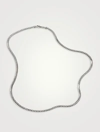 3.9mm Sterling Silver Curb Chain Necklace