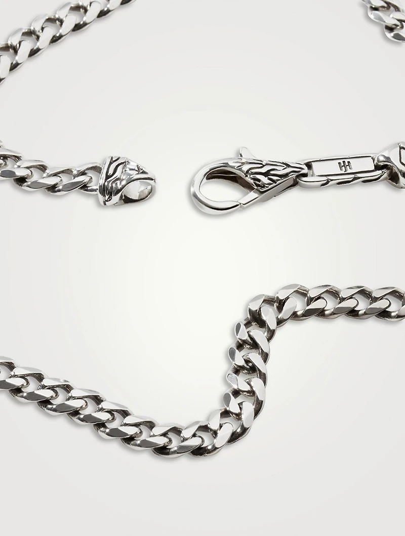 3.9mm Sterling Silver Curb Chain Necklace