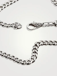 3.9mm Sterling Silver Curb Chain Necklace