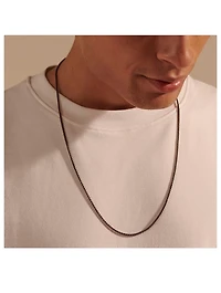 2mm Silver Box Chain Necklace