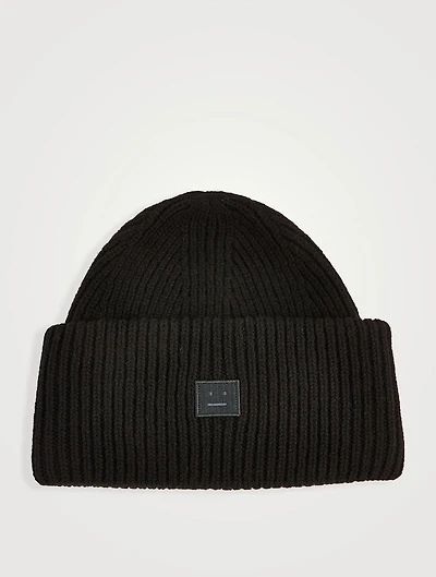 Small Face Logo Wool Beanie