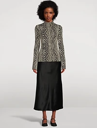 Bernie Zebra Jacquard Sweater