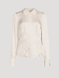 Nelly Hammered Satin Shirt