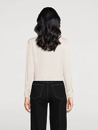 Nelly Hammered Satin Shirt
