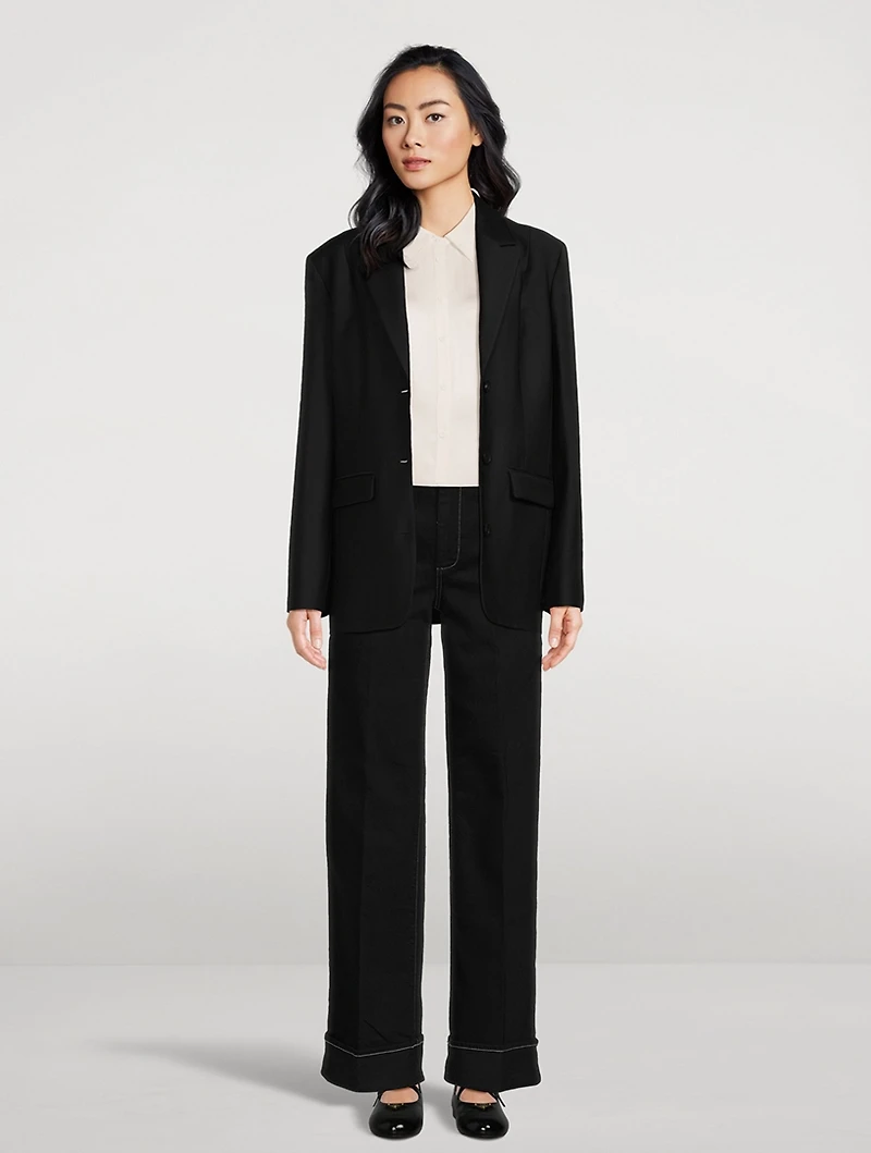 Nelly Hammered Satin Shirt