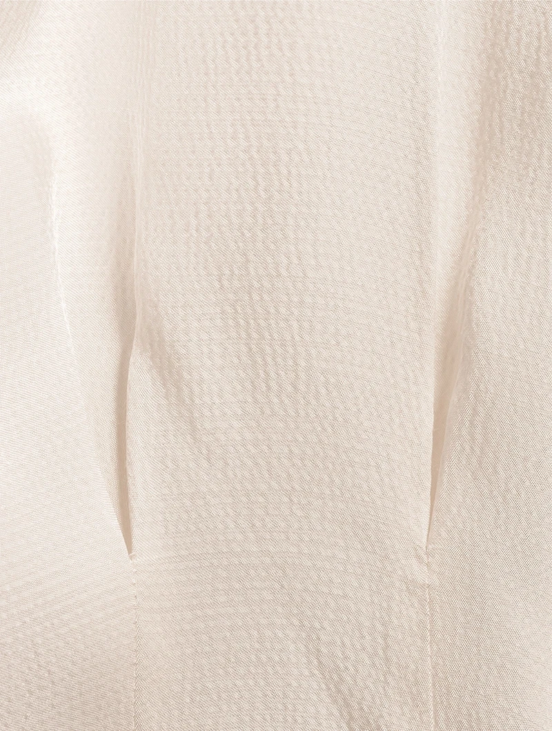 Nelly Hammered Satin Shirt