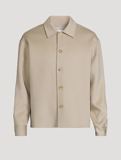Double-Face Wool Shirt Jacket