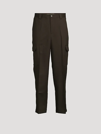 Wool Cargo Trousers