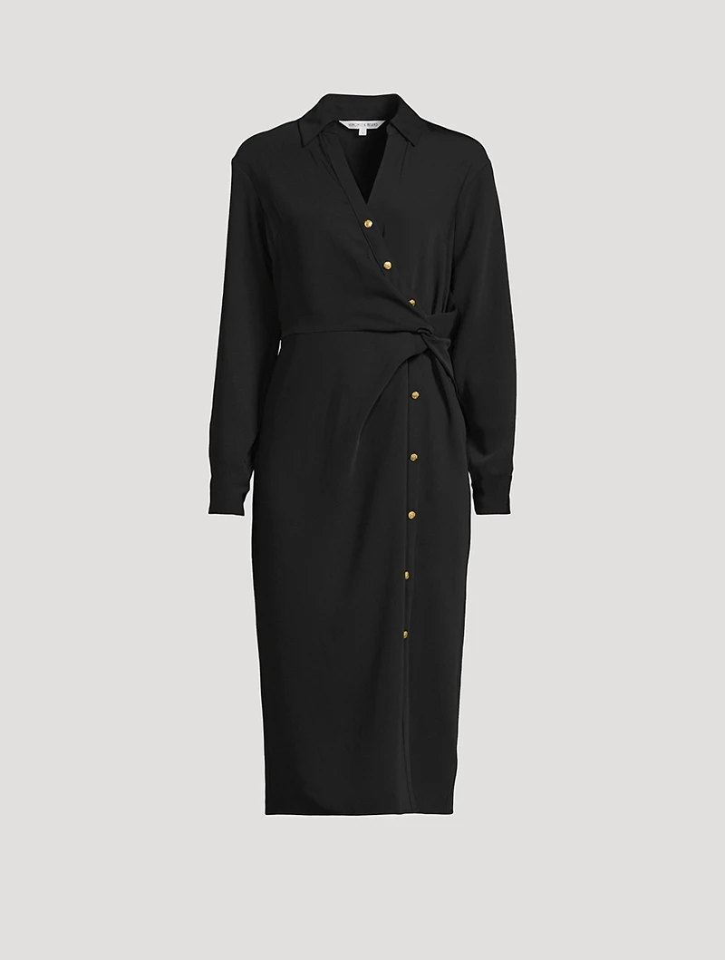 Wright Twisted Shirt Dress