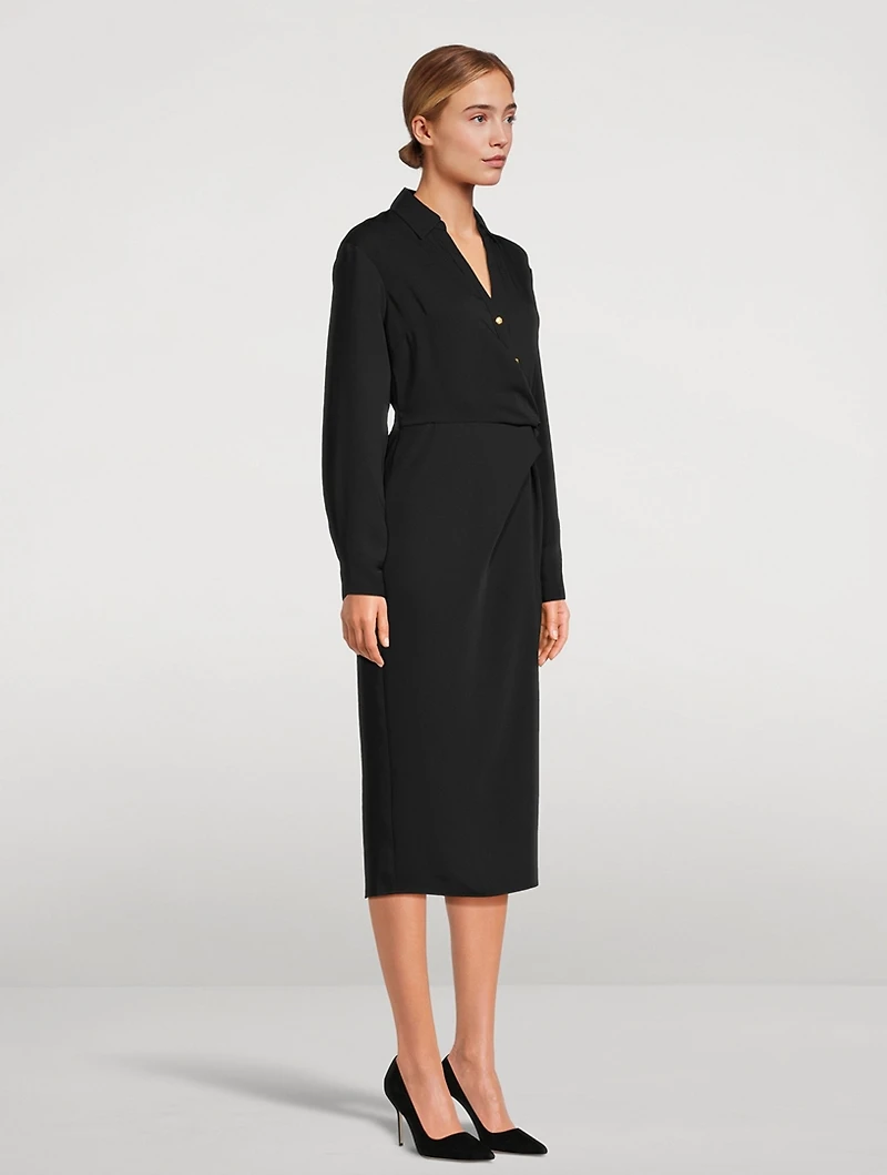 Wright Twisted Shirt Dress