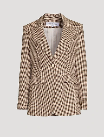 Livvy Dickey Jacket Houndstooth Print