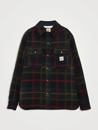 Roy Roger's x Dave's NY Oversized Shirt Check Print