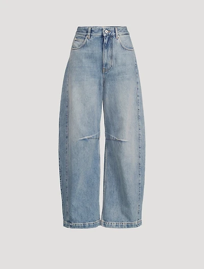Anagram Barrel-Leg Jeans