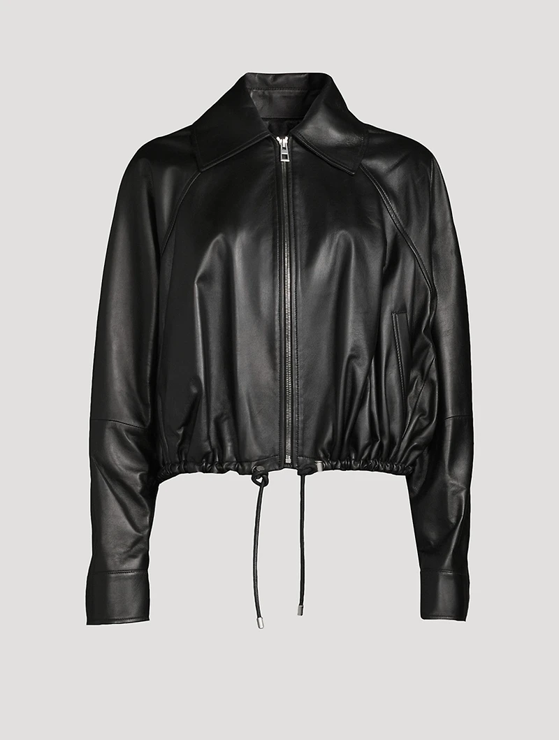 Balloon Leather Jacket