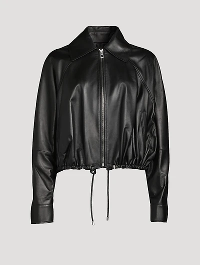 Balloon Leather Jacket