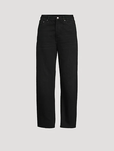Twisted Seam Straight Jeans