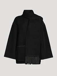 Embroidered Scarf Jacket