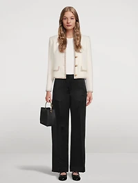 Cuff-Slit Trousers