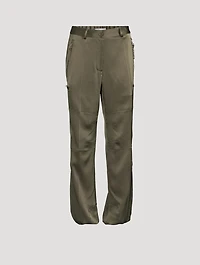 Satin Crêpe Flight Trousers