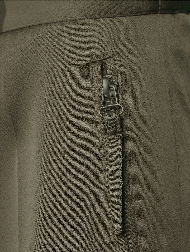 Satin Crêpe Flight Trousers