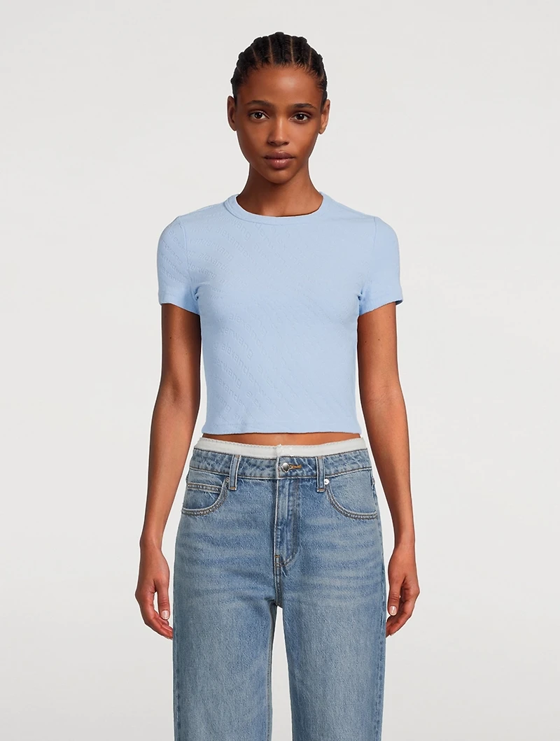 Logo Jacquard Baby T-Shirt