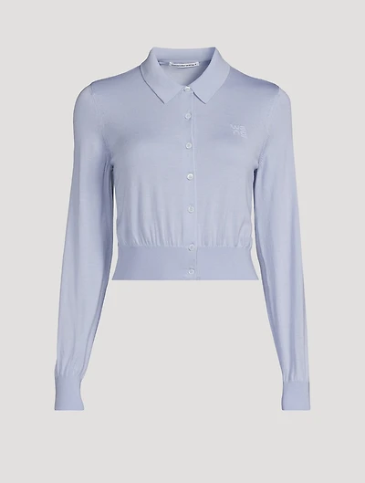 Wool Polo Cardigan