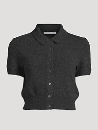 Cropped Wool Cardigan